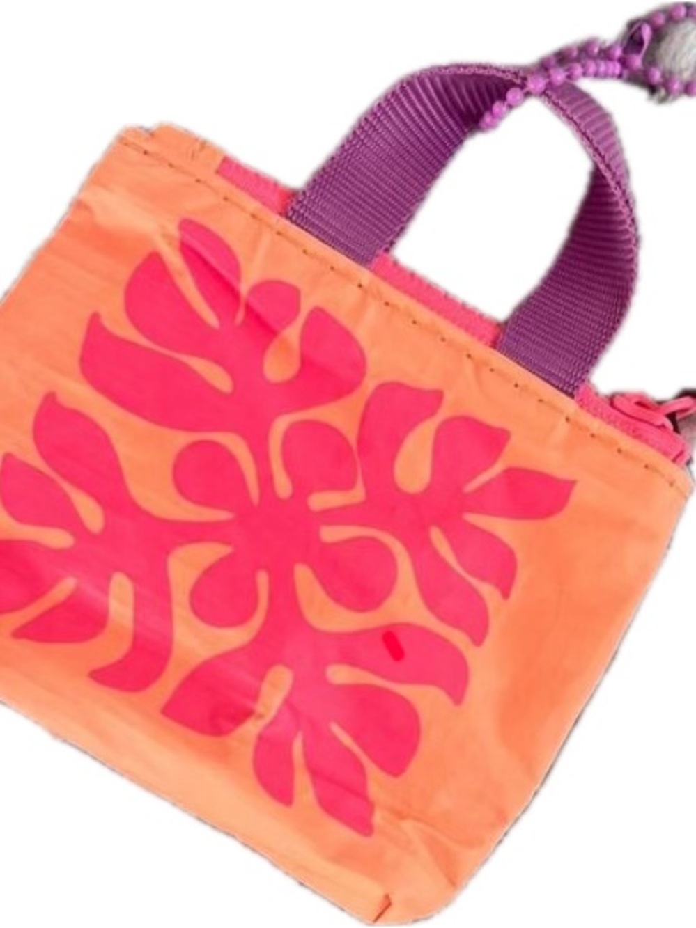 ALOHA Collection Orange Applique Tiny Tripper in Taffy